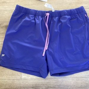 Fabletics mens XXL workout shorts, zipper pockets